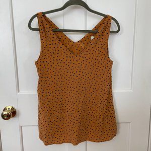 Amour Vert Sleeveless 100% Silk Top